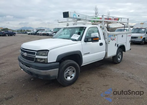 2006 Chevrolet Silverado 2500Hd Work Truck из США, поврежденный, VIN 1GBHC24U76E210999